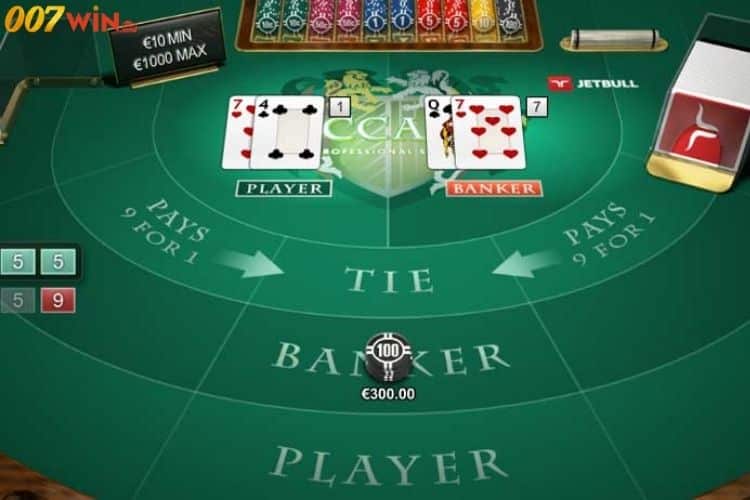 Luật chơi cần nắm trong game bài baccarat