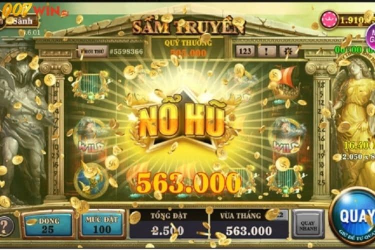 Những lợi ích khi chơi nổ hũ 007win cùng nhà cái 007Win