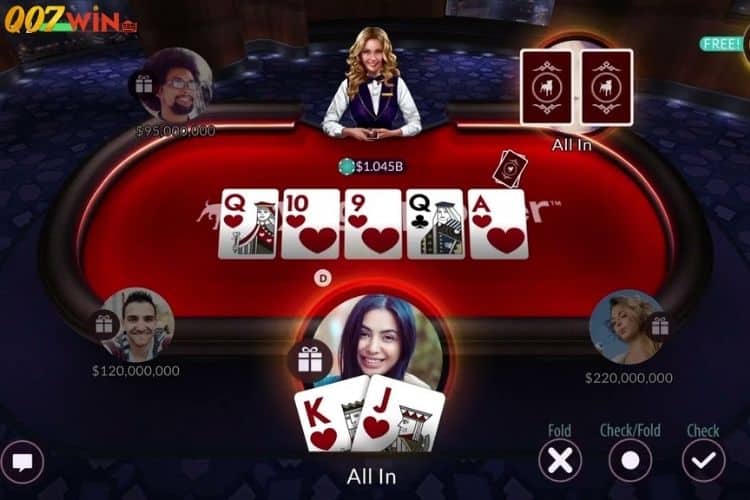 Ưu điểm của các trò chơi bài poker tại 007Win